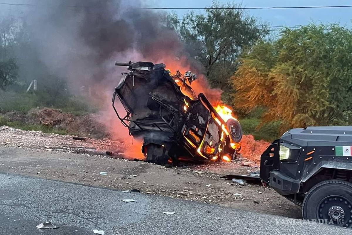 Fuerza Civil abate a tres presuntos delincuentes en Ciénega de Flores, Nuevo León