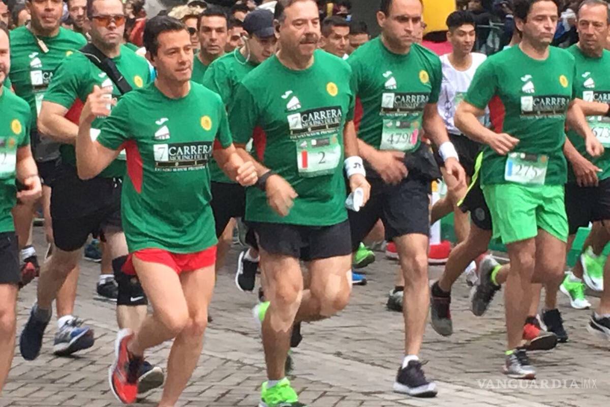 Peña Nieto participa en séptima carrera Molino del Rey