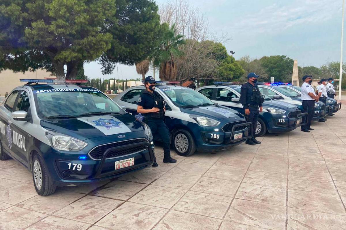 Realizan operativo BOM para dispersar festejos de independencia en Monclova