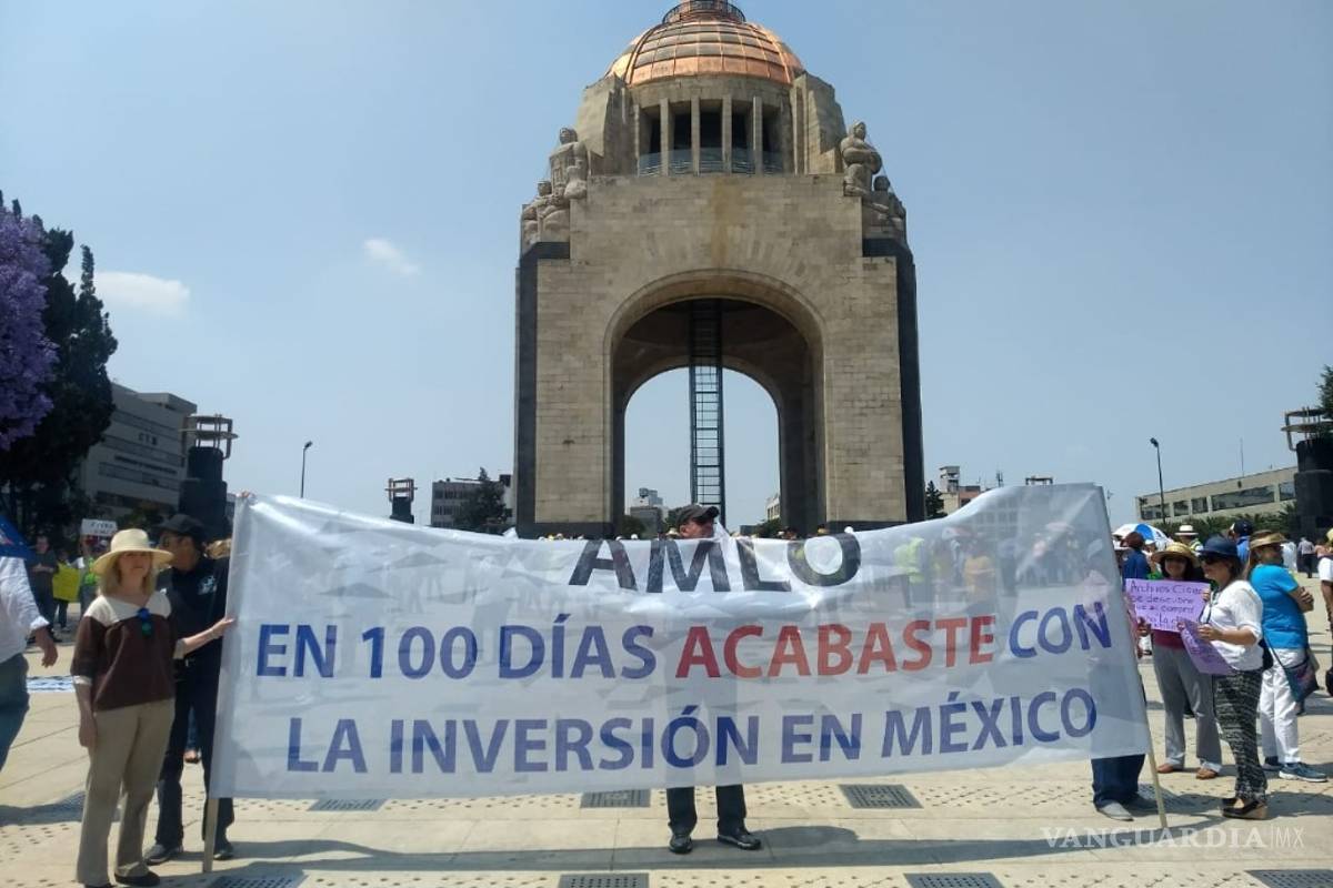 Marchan contra políticas de AMLO en la CDMX; su gobierno &quot;está reprobado&quot; aseguran