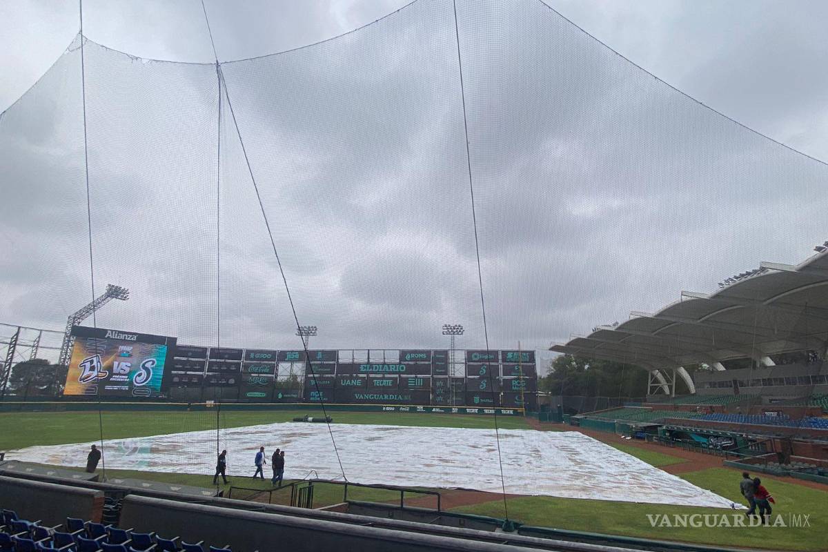 Cancelan juego de Saraperos de Saltillo vs Bravos por lluvias