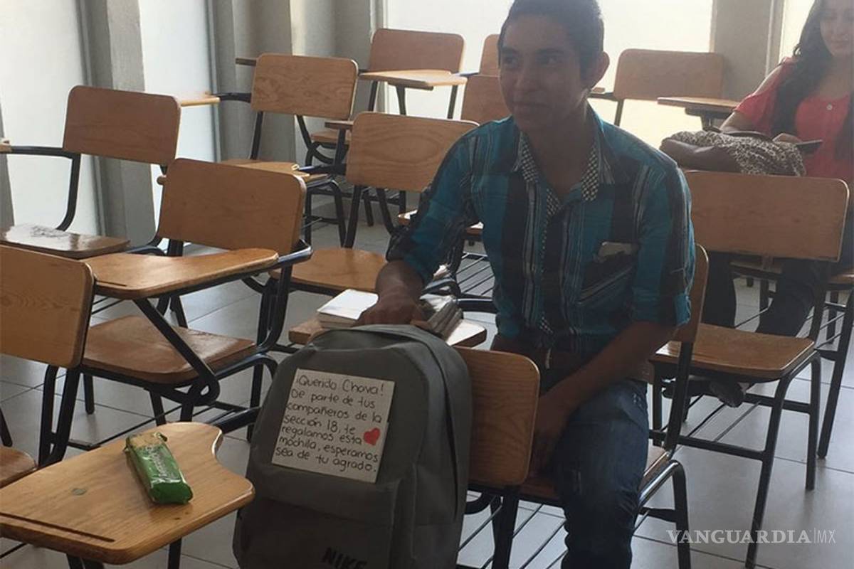 Una mochila, el obsequio que cautivó a 'Chava' y se viralizó