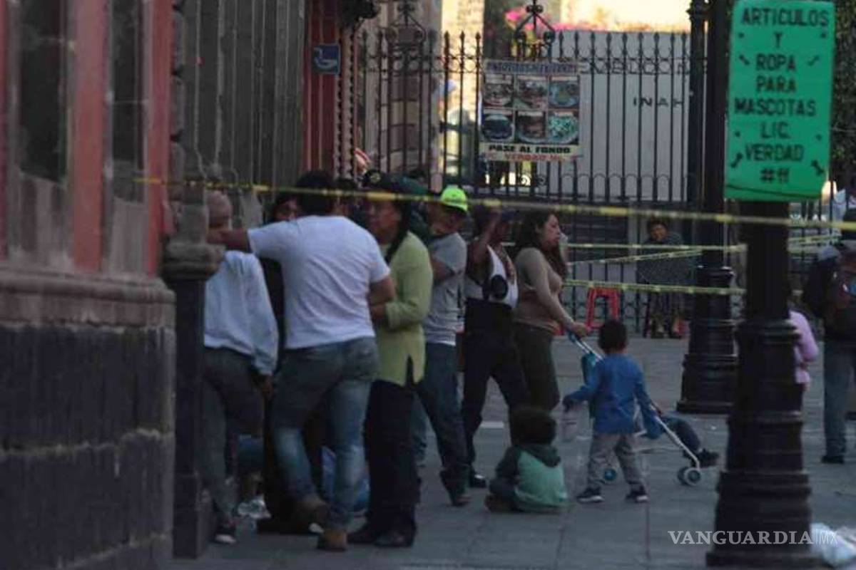 Balacera frente a Palacio Nacional en la CDMX, dejó 5 muertos (video)