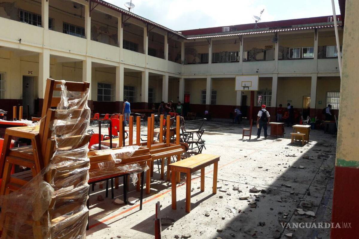 Sólo 80 de 5 mil escuelas dañadas se han reconstruido tras sismos