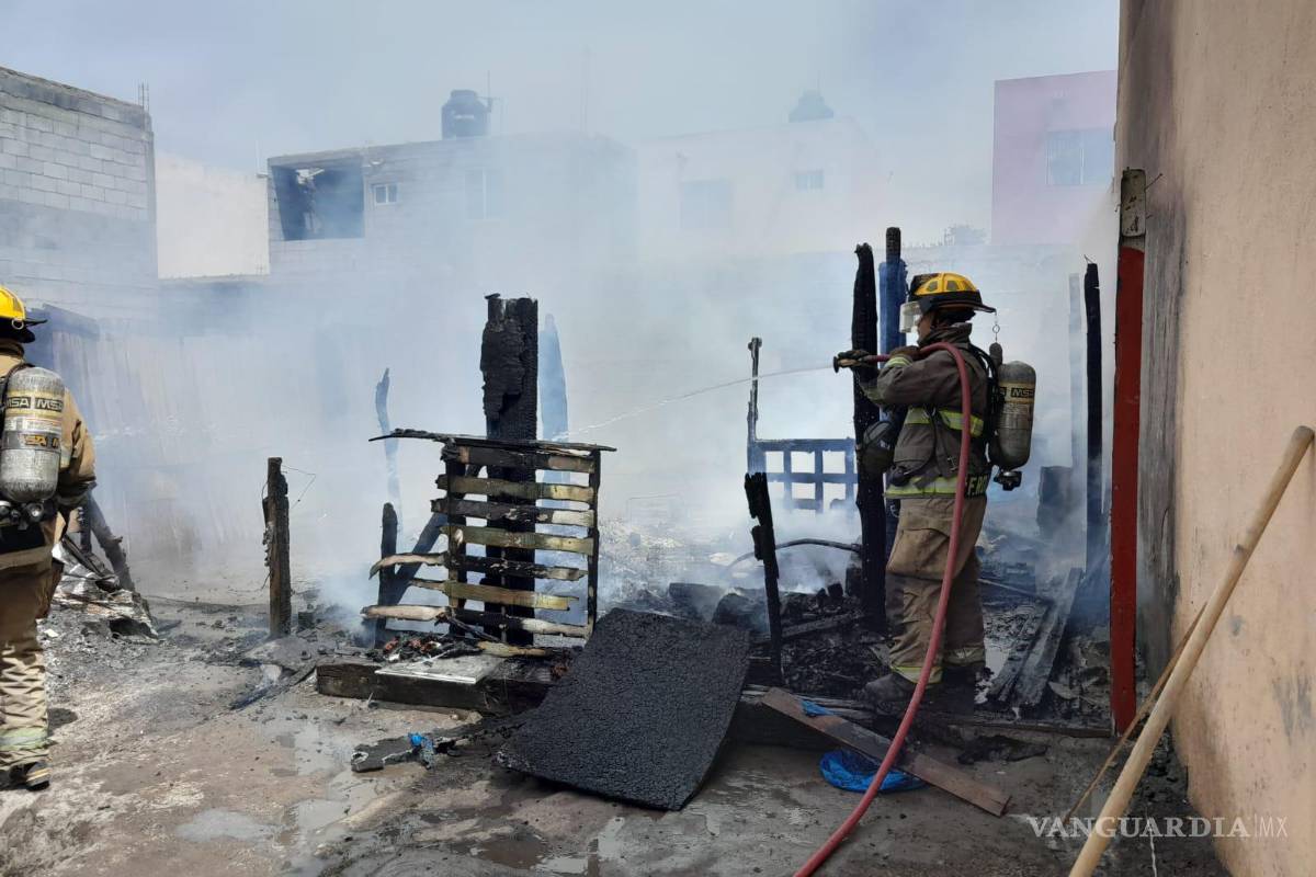 Mueren perritos en voraz incendio, en Ramos Arizpe