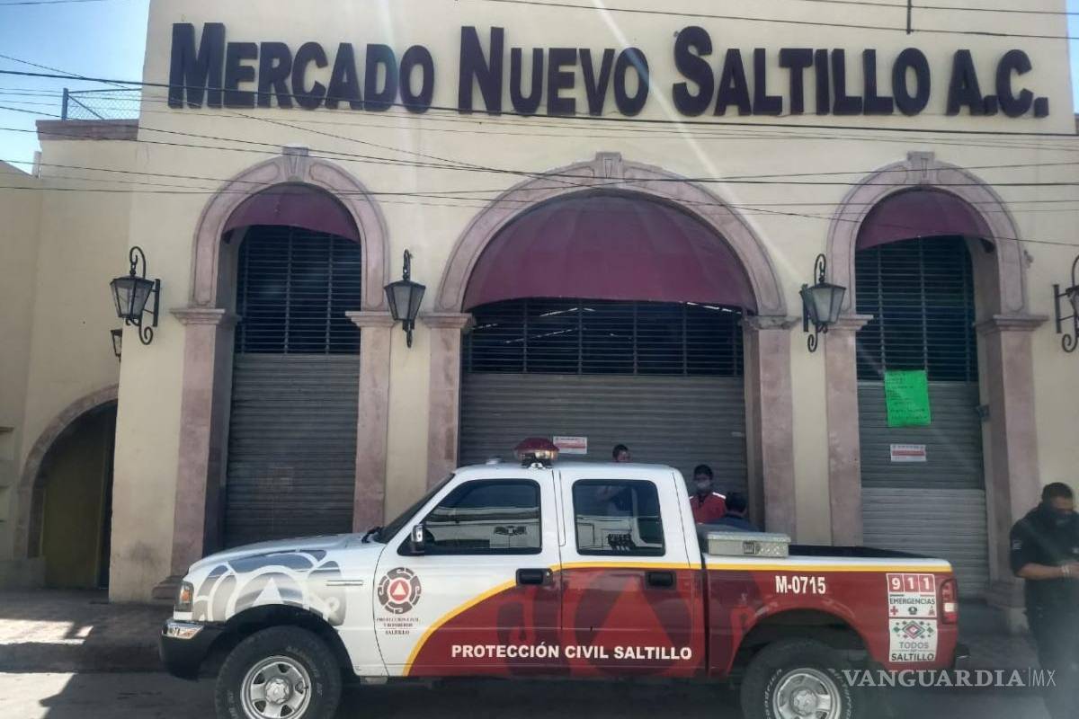 Clausuran el Mercado Nuevo Saltillo, por violar protocolos para COVID-19