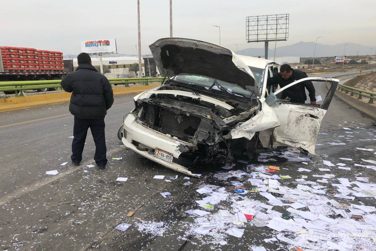 Se accidenta ex asistente de Rubén Moreira en la carretera Saltillo-Monterrey