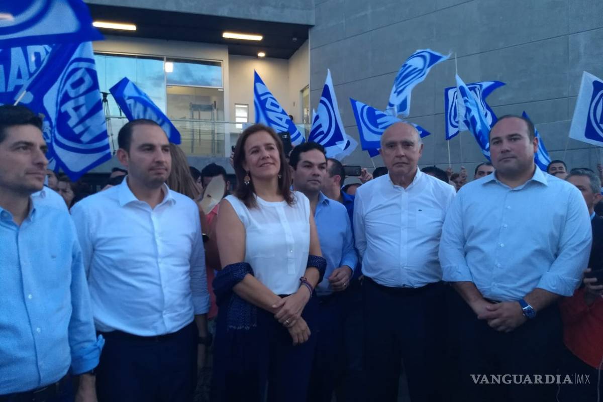 Margarita Zavala acompaña a panistas en impugnación de fallo del TEE en municipios de Nuevo León