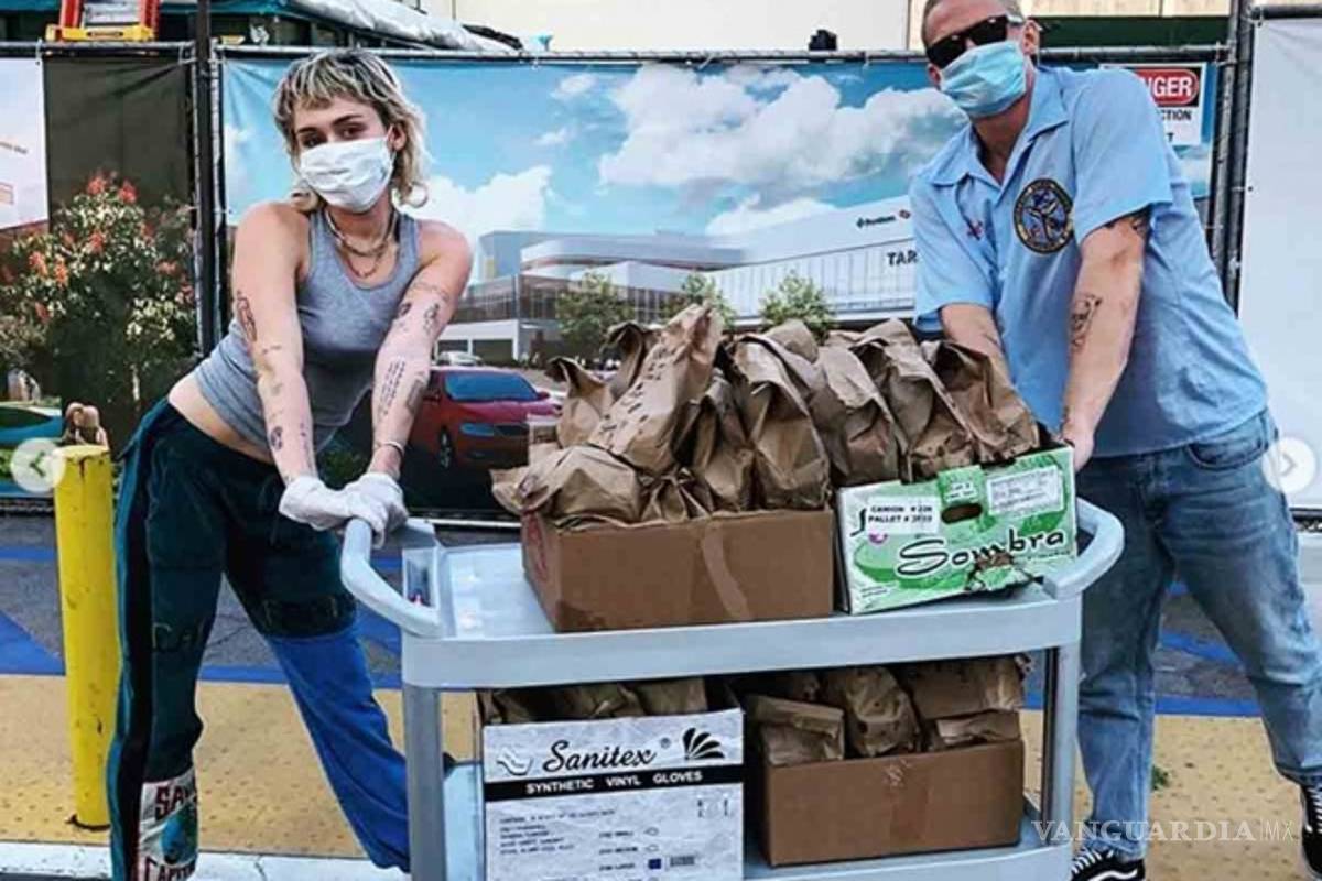Coronavirus: Miley Cyrus y su novio regalan tacos a los médicos que luchan contra el COVID-19 en Estados Unidos