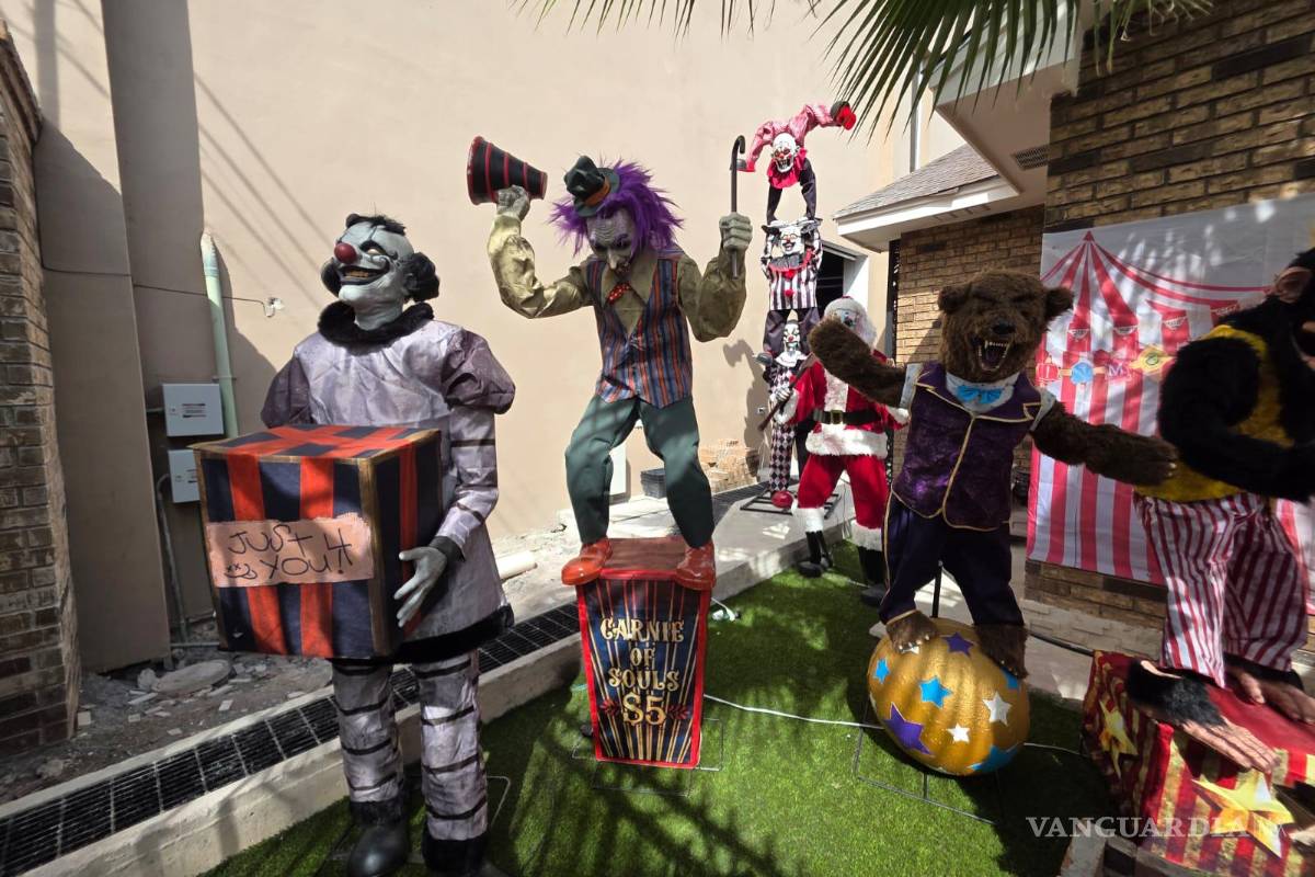 De la pasión por el terror a fenómeno viral: la casa de Halloween que atrae miradas en Piedras Negras (video)