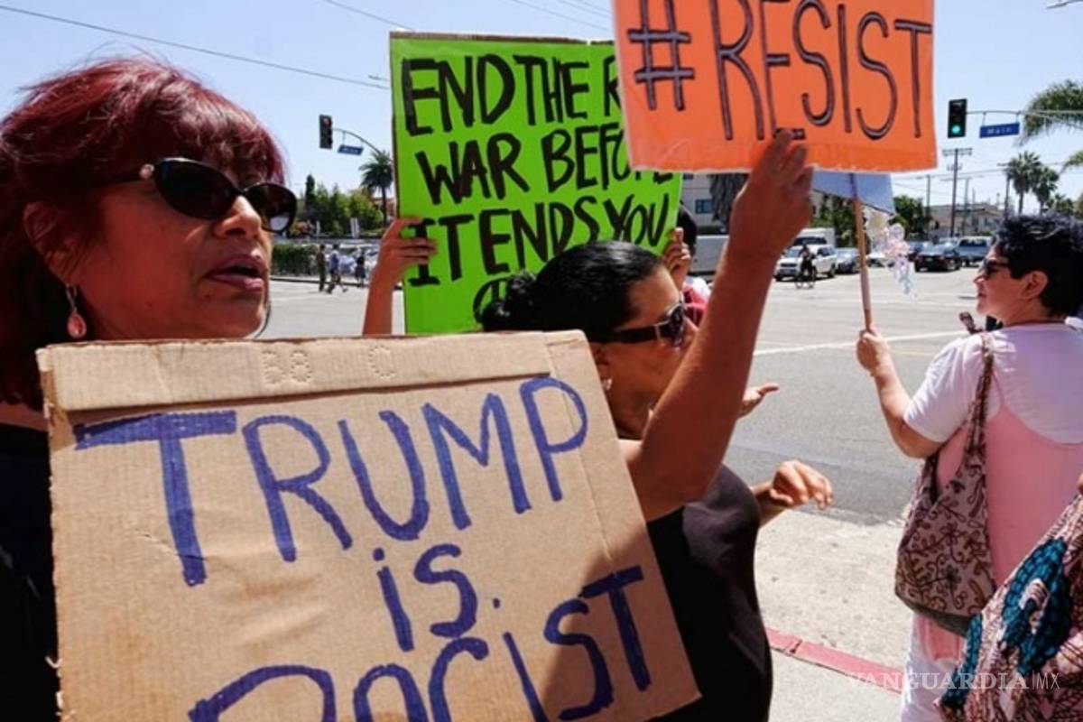 Protestan en contra de la supremacía blanca