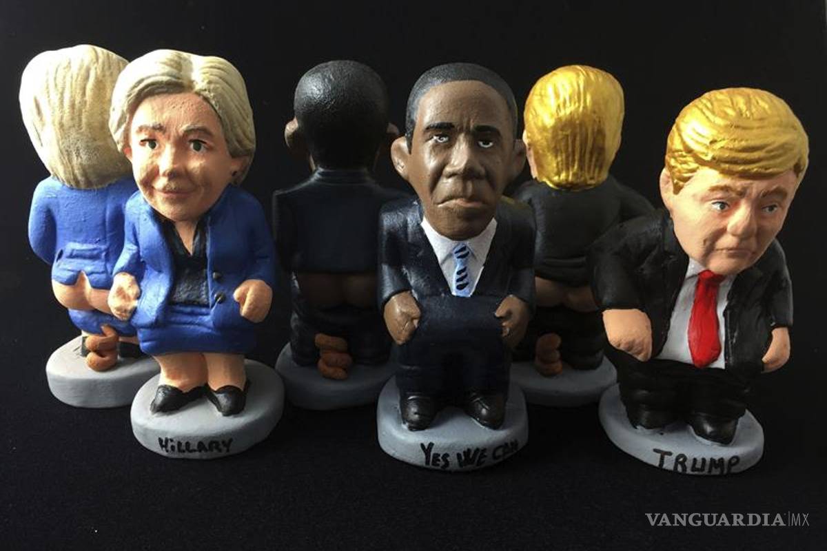 Hillary Clinton y Donald Trump ya tienen su figura de 'caganer'