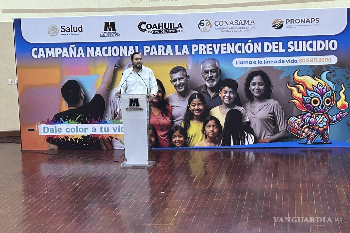 Inician las jornadas ‘Dale Color a tu Vida’ en Monclova para prevenir salud mental