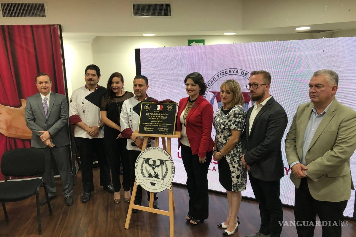 Recibe Universidad Vizcaya certificación