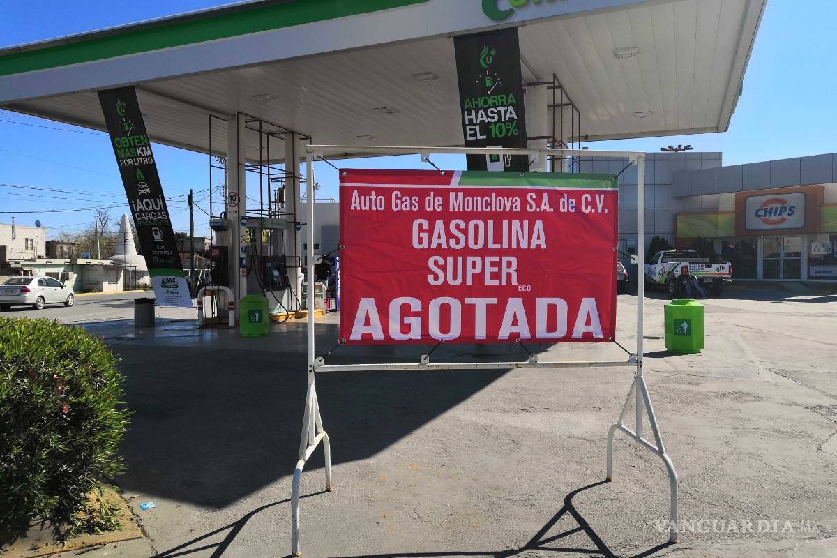 Inician compras de pánico en Monclova y la Región Centro por falta de gasolina