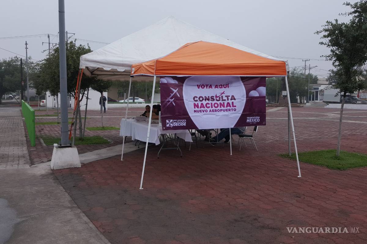 En Monclova participan en la consulta nacional ciudadana sobre el nuevo aeropuerto