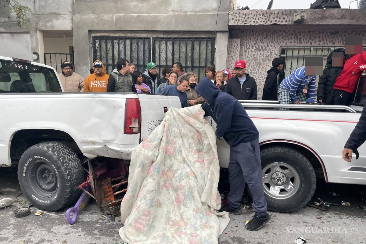 Madre e hija mueren prensadas en La Minita de Saltillo; bebé lucha por sobrevivir (video sensible)