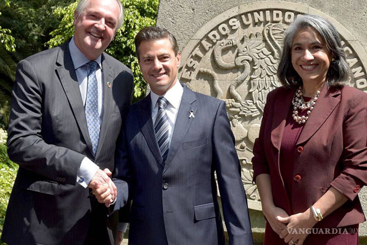 Enrique Peña Nieto recibe a Paul Polman, director ejecutivo de Unilever, en Los Pinos
