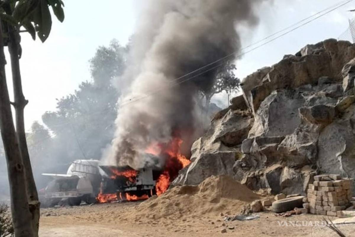 Reportan explosión de pipa en Milpa Alta, hay al menos tres heridos