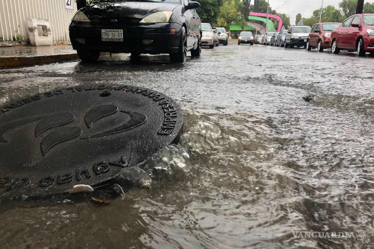 Reportan seis inundaciones en Saltillo