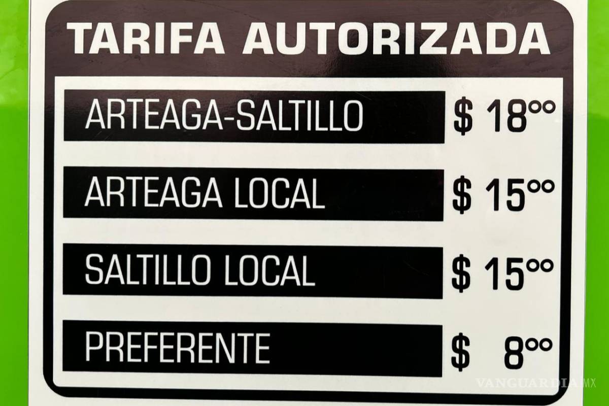 $!¡Ya están listos los nuevos ‘Arteaguenses’! Estos son los horarios de la ruta Arteaga-Saltillo