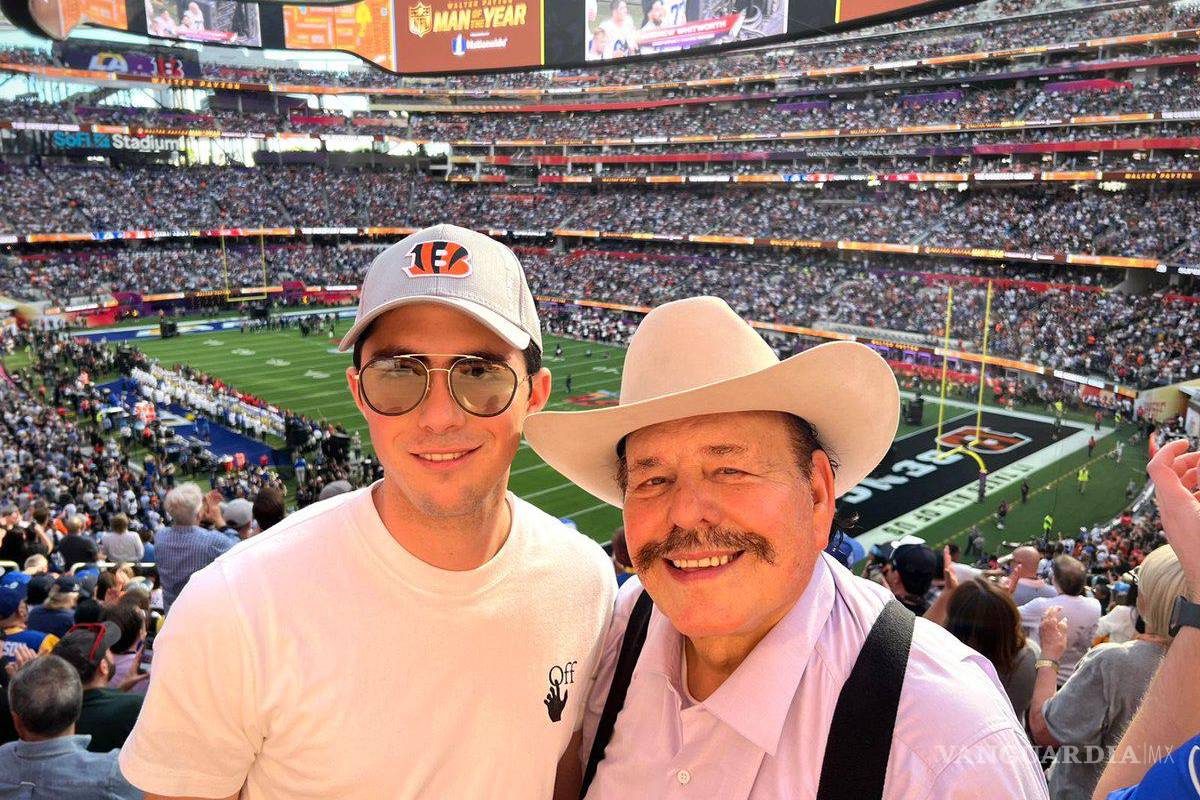 El senador de Morena Armando Guadiana presume que fue al Super Bowl