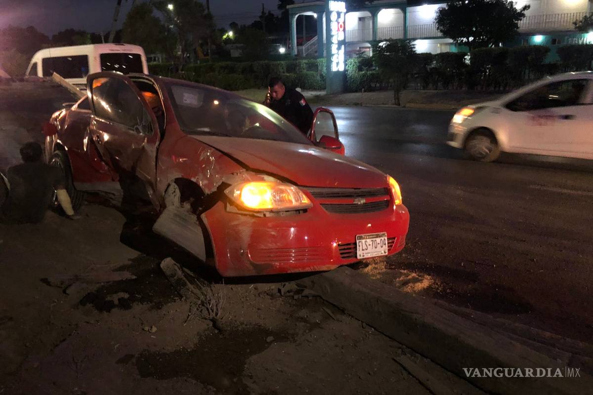 Volaba por la Sal-Mon y destroza su vehículo