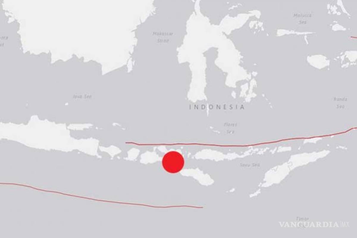 Fuerte sismo de 6.2 sacude Indonesia