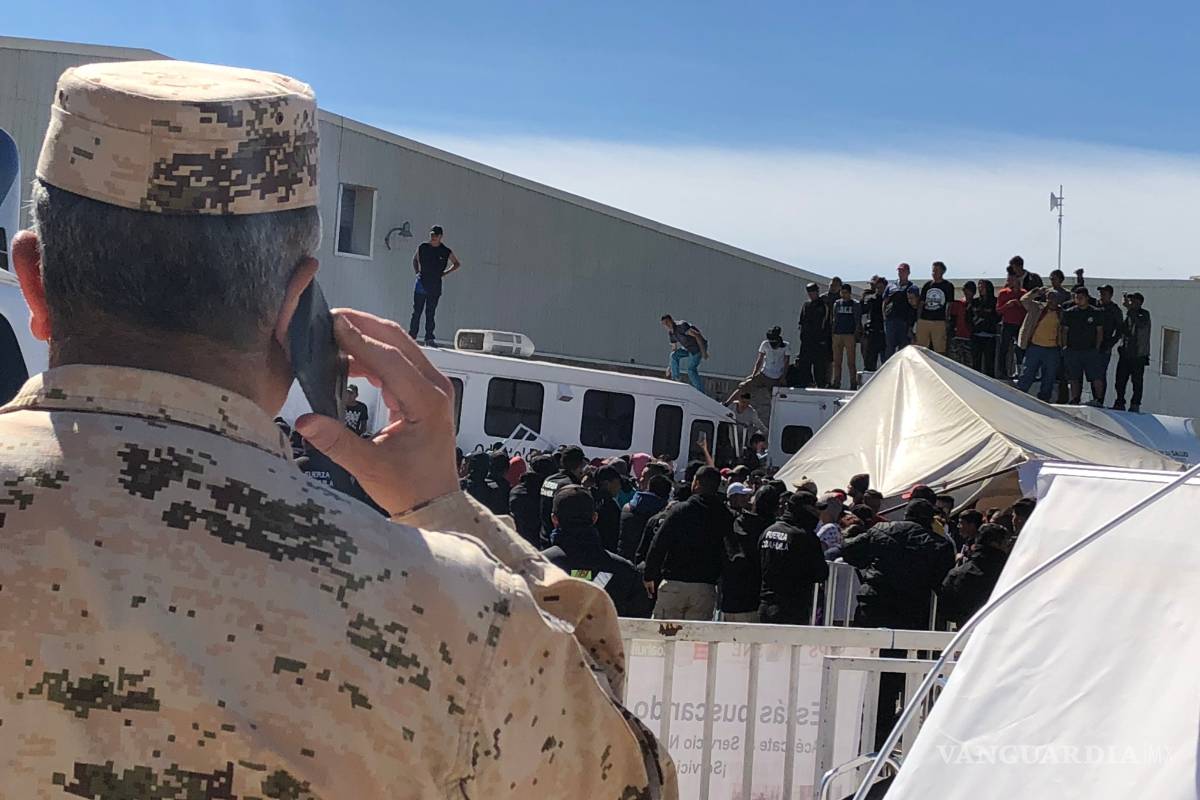 Se suma OIM a la atención de la caravana en Piedras