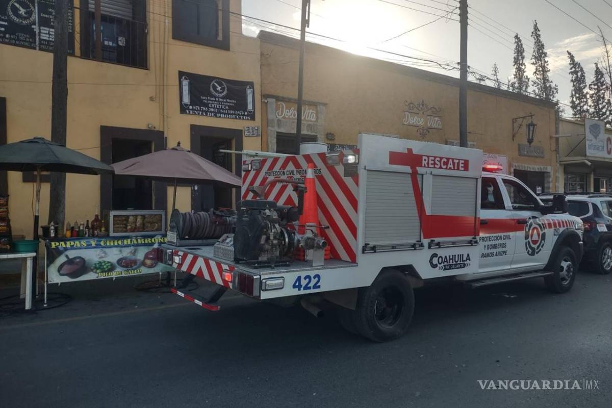 Se quema el boiler en restaurante de Ramos Arizpe