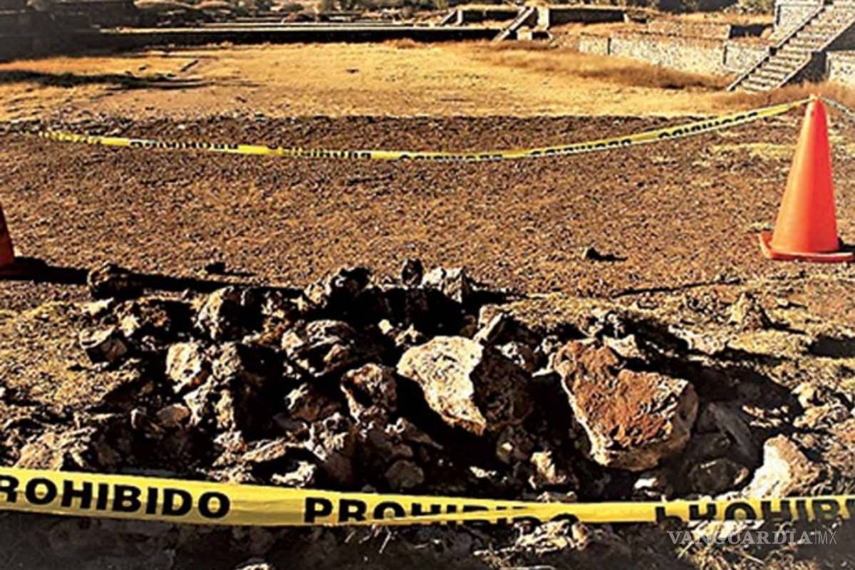 Descartan daño en estructura prehispánica en Teotihuacán