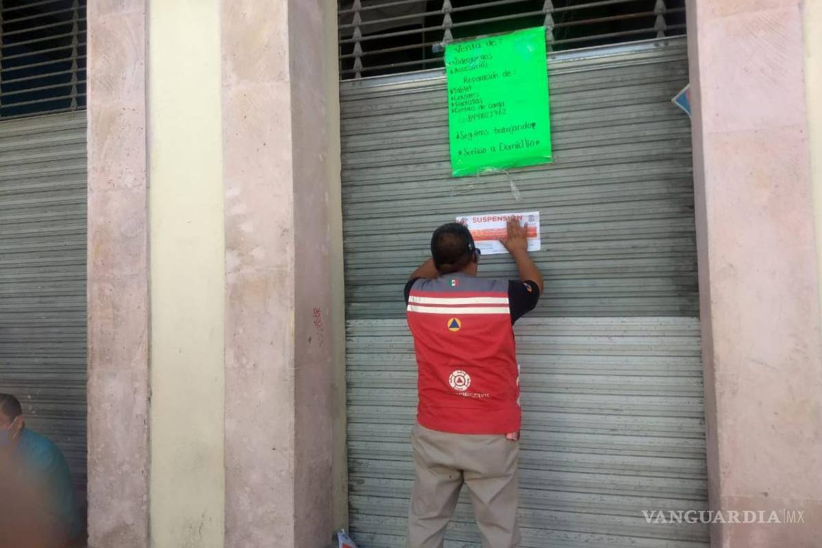 $!Clausuran el Mercado Nuevo Saltillo, por violar protocolos para COVID-19