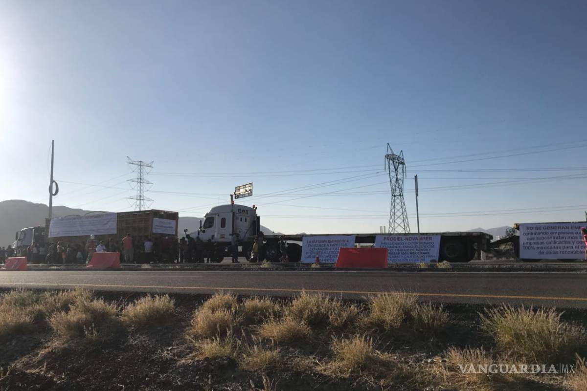 $!Protesta proveedor de mega parque solar de Viesca: denuncia adeudos de 10 mdd