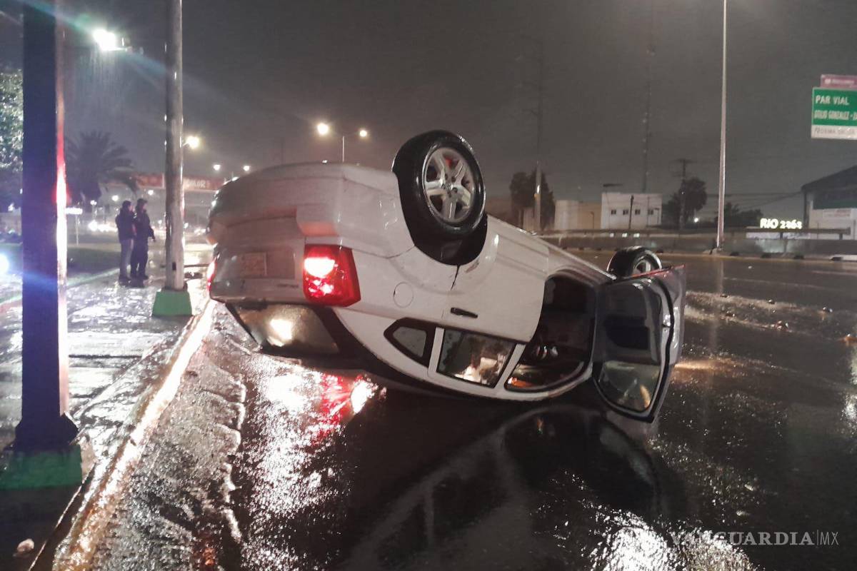 Accidentes del fin de semana en Saltillo, ¿por imprudencia o causados por clima adverso?