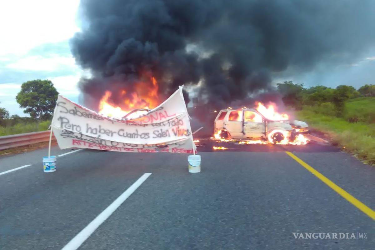 'A ver cuántos salen vivos de aquí'... narcos reciben a la Guardia Nacional con bloqueos en Tabasco, la tierra de AMLO