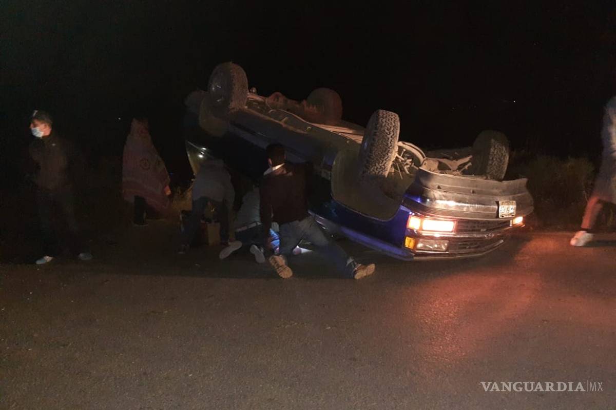 Vuelca camino al Tunal