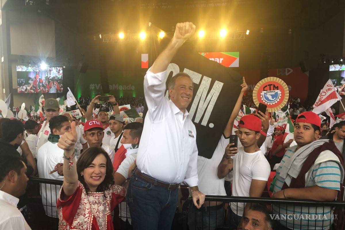 $!Meade se compromete a reforzar la seguridad de México durante cierre de campaña en Saltillo