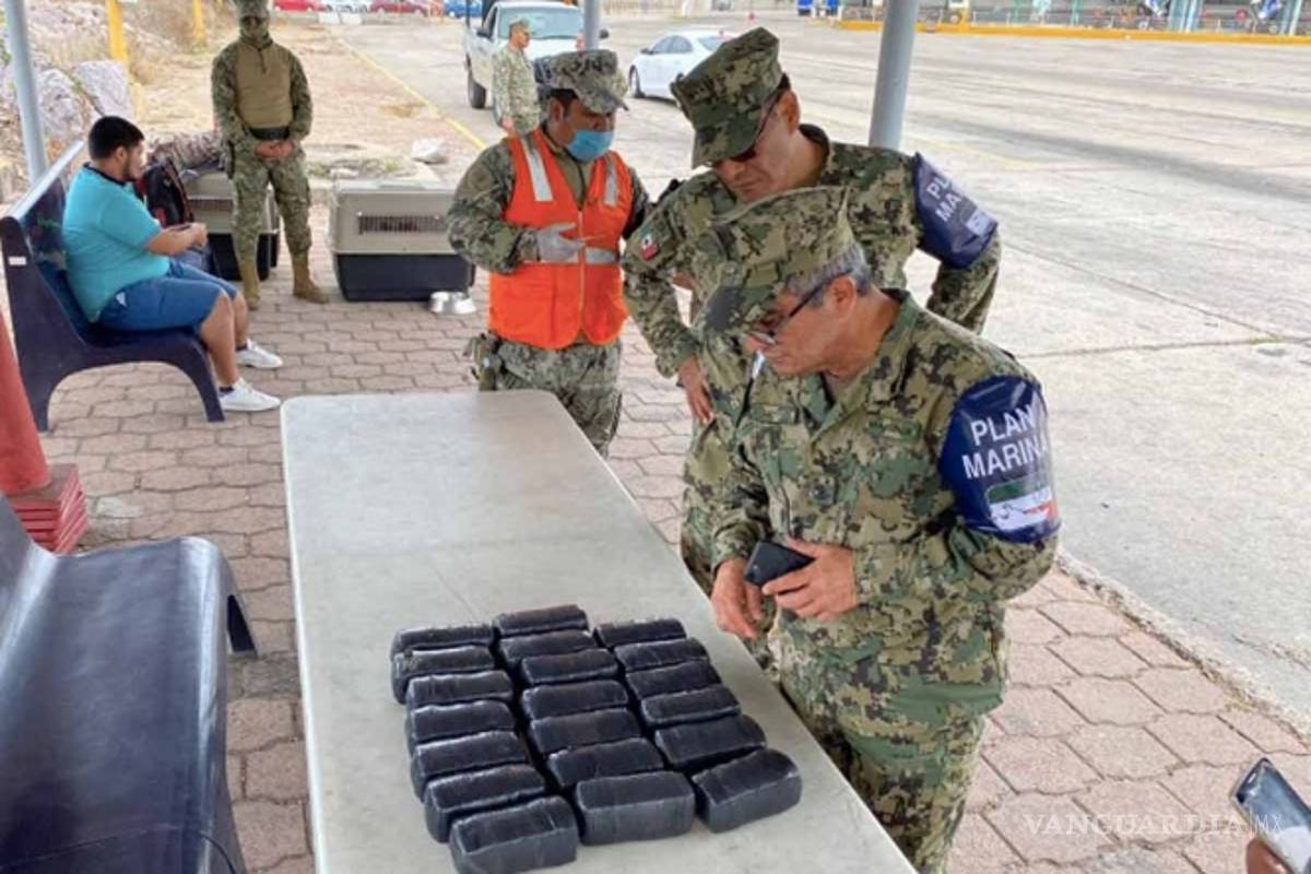 Semar asegura más de 3 millones de pesos en buque transbordador