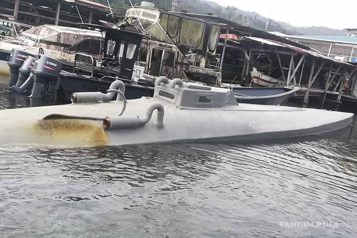 Incautan 'narco-submarino' con 5 toneladas de droga en Panamá; hay cuatro detenidos