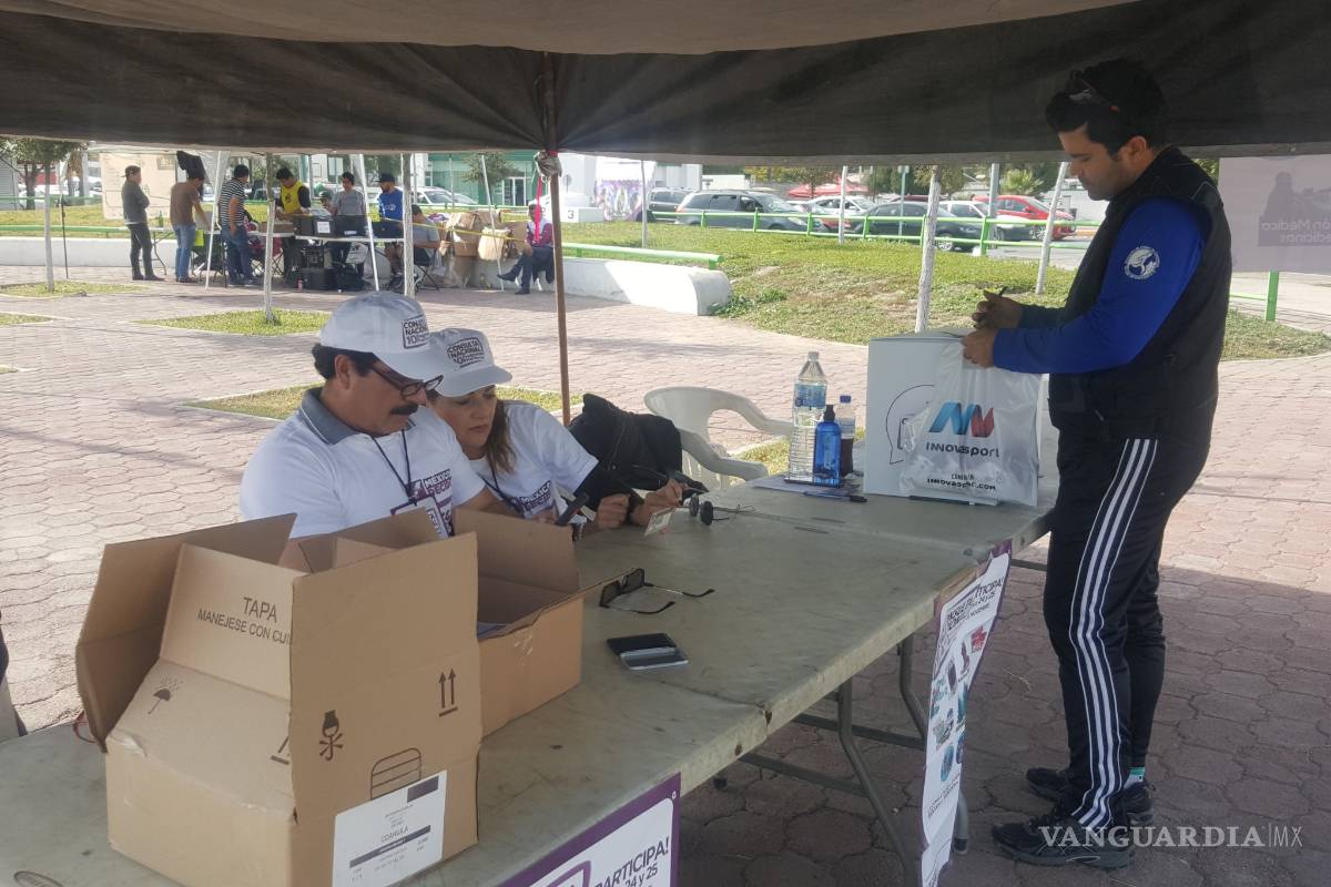 En Monclova se registra poca participación en la consulta del Tren Maya