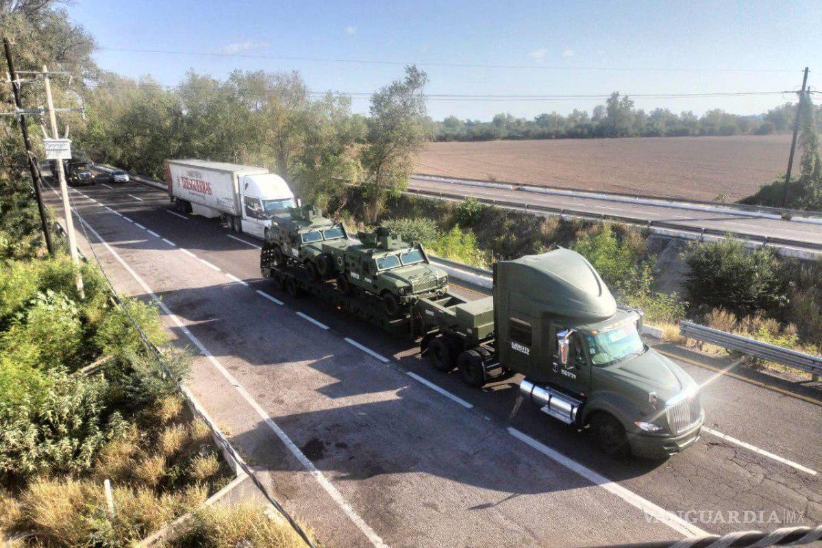 $!Sedena lleva sus ‘Ocelotl’ a Sinaloa, así son los vehículos de guerra con los que patrullará