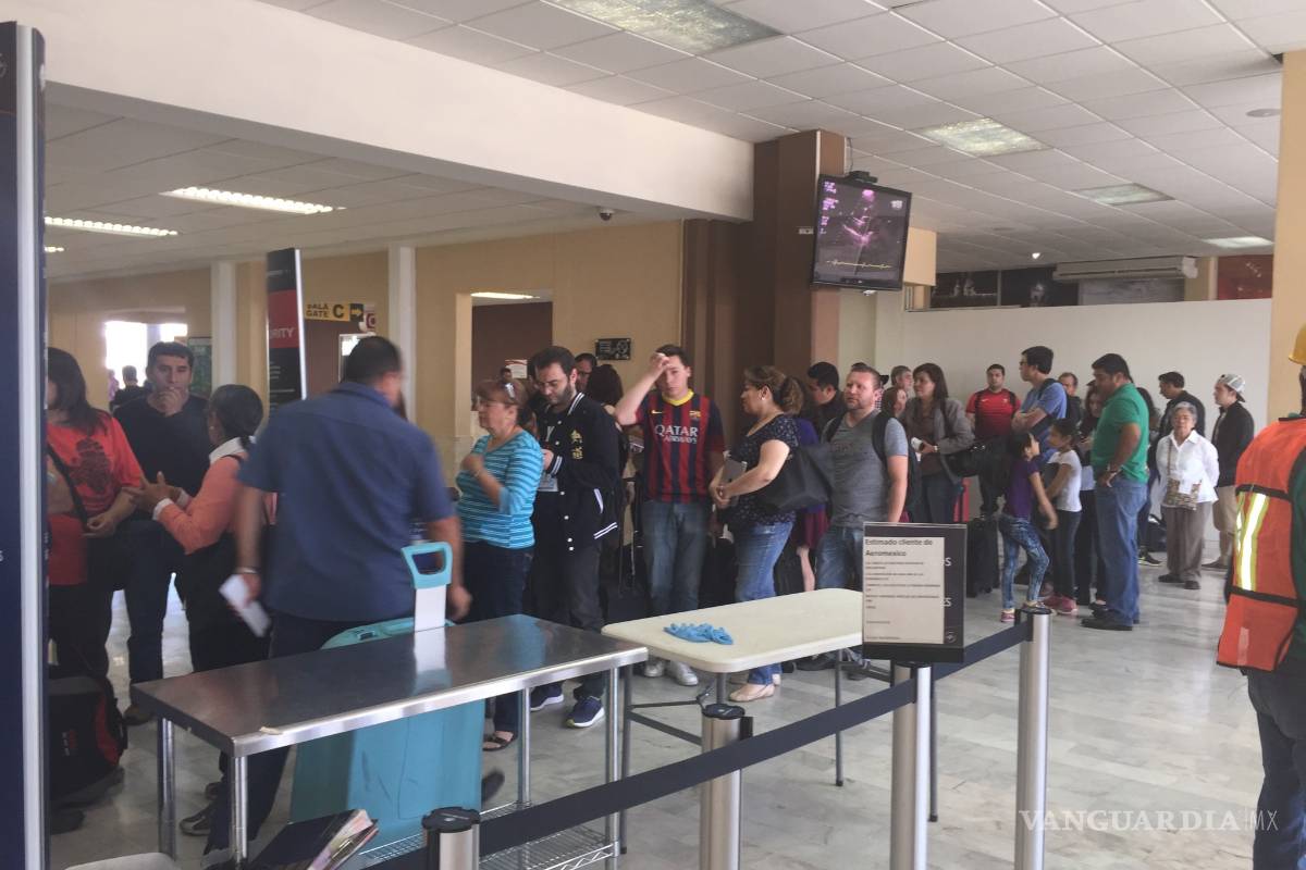 Cancela Aeromexico vuelo matutino en Saltillo