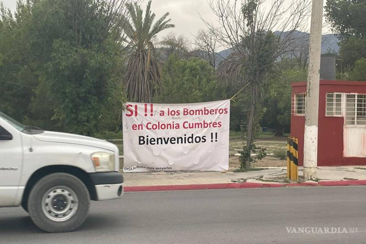En pausa proyecto de estación norte de bomberos en Saltillo por vecinos que se oponen