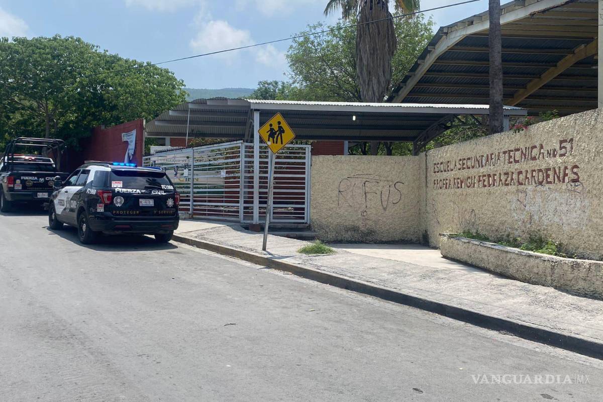 Riña en secundaria de Monterrey deja un herido por arma blanca