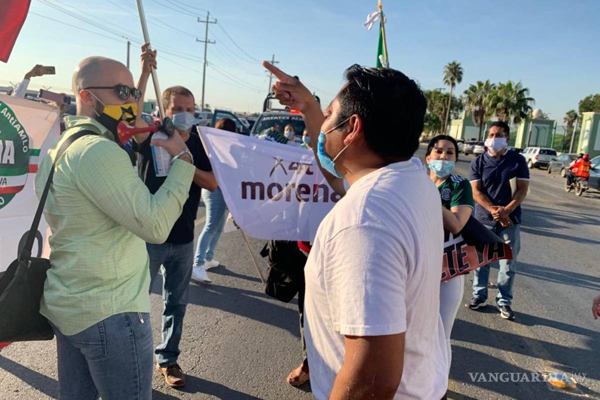 Desata zafarrancho presencia de AMLO en Nuevo León