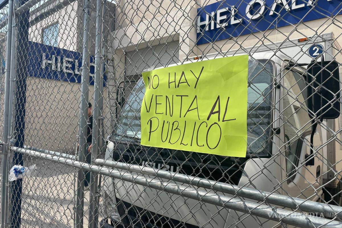 ¡Otra calurosa ‘tragedia’! Escasez de hielo en Saltillo podría extenderse un mes más, dicen proveedores