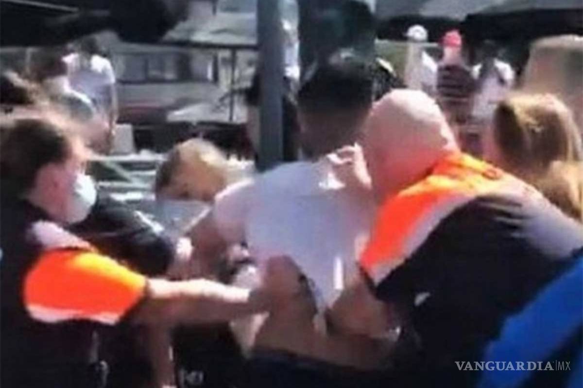 Evacuación de playa provoca batalla campal en Bélgica tras incumplir sana distancia