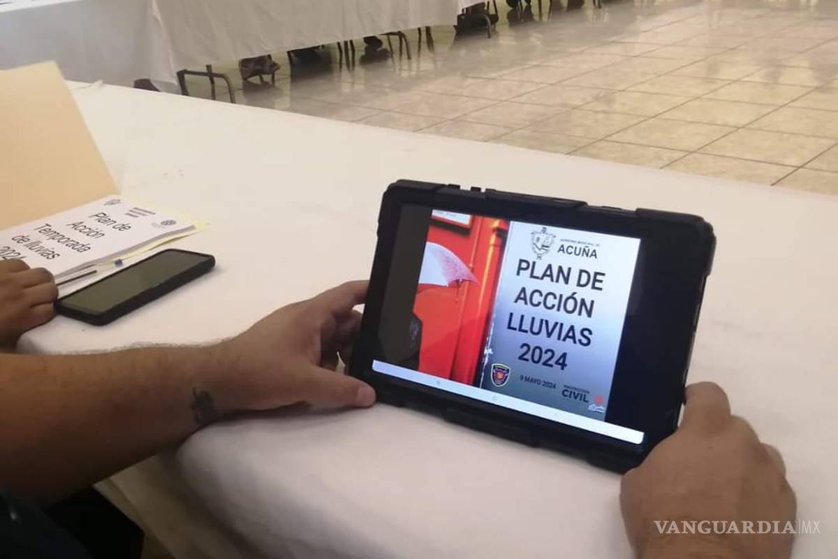 En Acuña, aprueban plan de acción por temporada de lluvias