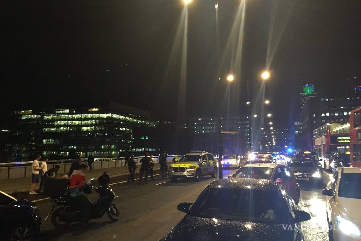 Camioneta arrolla a peatones en el Puente de Londres dejando al menos 30 heridos, investigan segundo y tercer incidentes