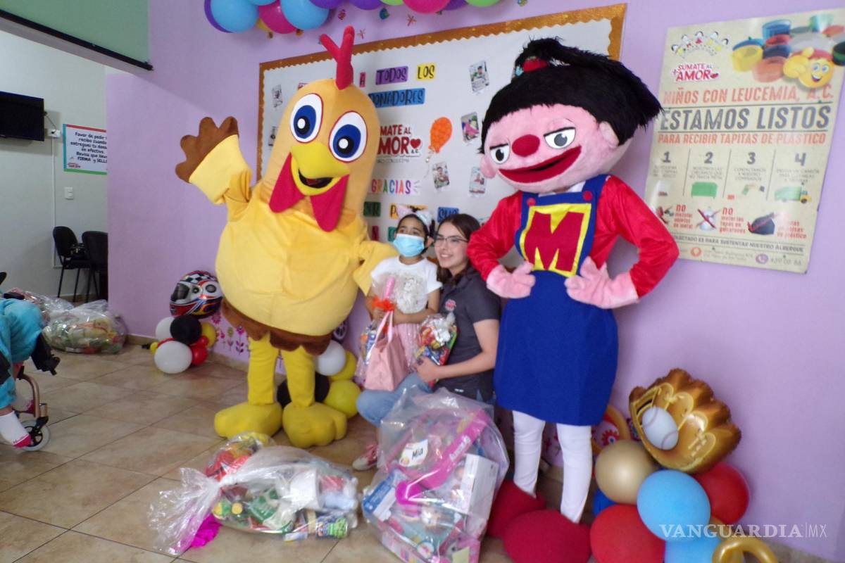 Saltillo: Viven en ‘Niños con Leucemia’ un día de magia, con matiné, risas, festejo y comida